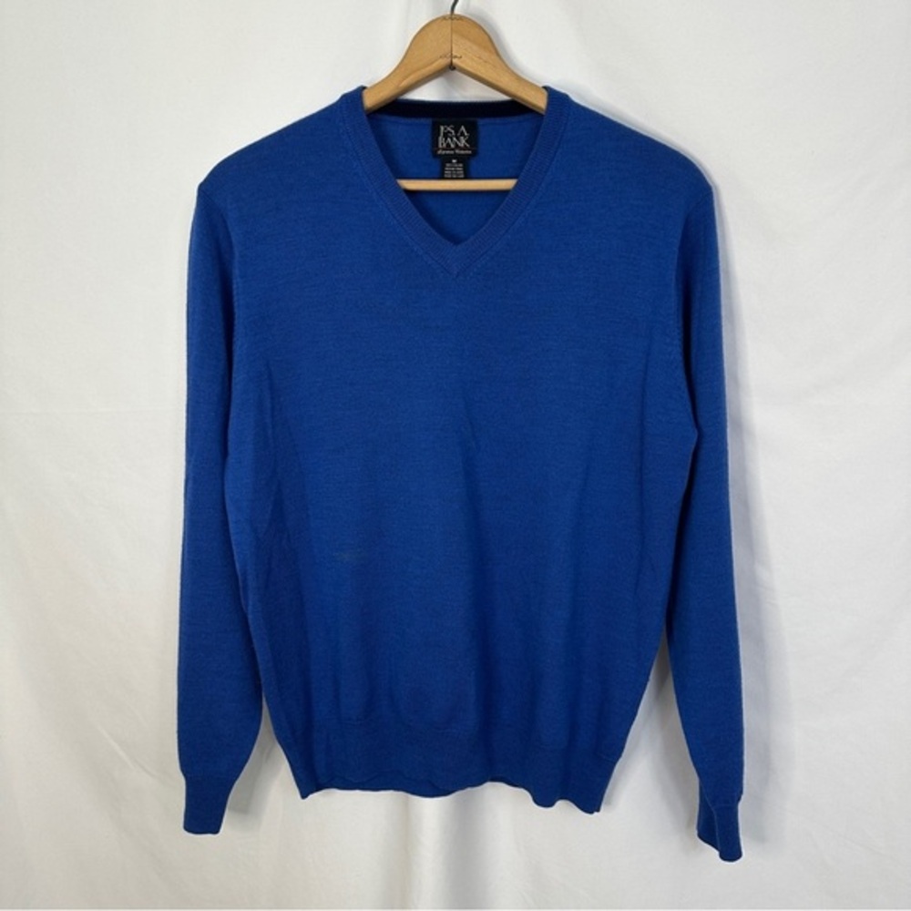 Jos A. Bank Signature Collection Sweaterā Mens Medium 100% Italian Merino Wool